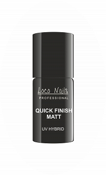 Hybryda QUICK FINISH MAT Loco Nails 5 ml