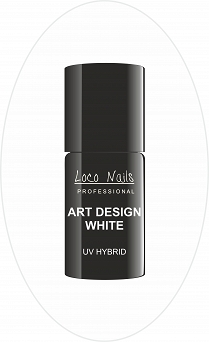 Hybryda ART DESIGN White Loco Nails 5 ml